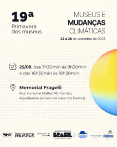 Aquidauana participa da 19ª Primavera dos Museus