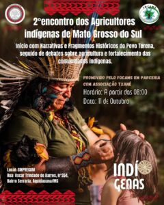 1º Encontro de Narrativas dos Fragmentos Históricos do Povo Txané (Terena) será realizado em Aquidauana