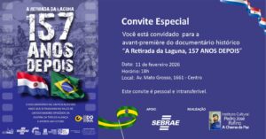 Documentário “Retirada da Laguna – 157 Anos Depois” reúne autoridades e pesquisadores em Campo Grande